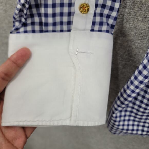 CRAIG TAYLOR MIA GINGHAM BUTTON SHIRT, SIZE L - Picture 7 of 10